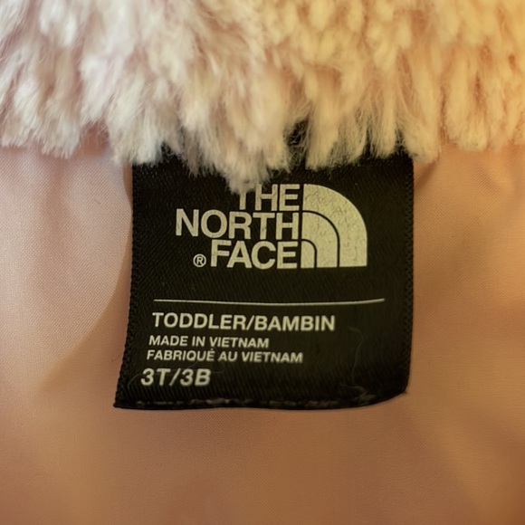 The North Face Toddler Vest Faux Fur Pink - Size 3T - Picture 5 of 6